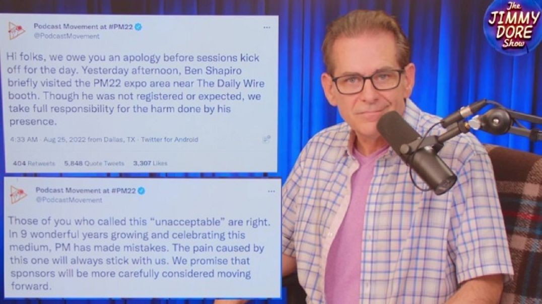 Jimmy Dore Show: Ben Shapiro Attended A Podcast Convention & Organizers FREAKED OUT! + Jim Fetze