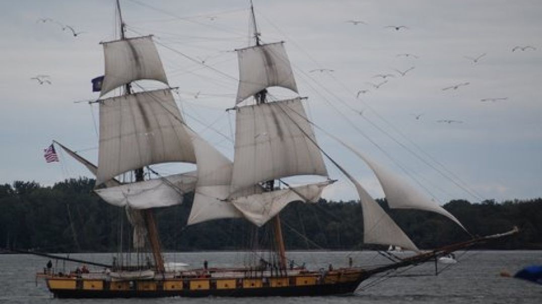 U.S. Brig Niagara on Lake Erie