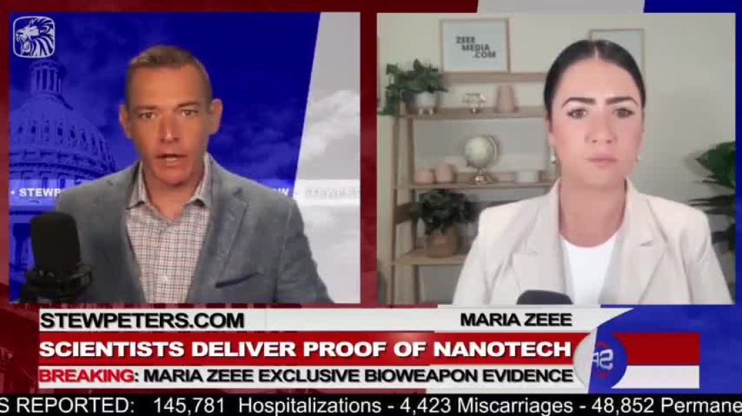Maria Zeee - Stew Peters. BREAKING! Scientists Deliver Proof of Nano-Tech in Vaccines. Bioweapons!