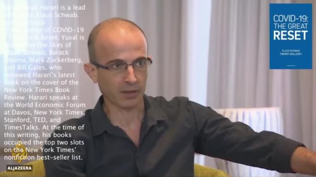 Yuval Noah Harari & Klaus Schwab | Yuval Noah Harari States, "Donald Trump Is Destroying th