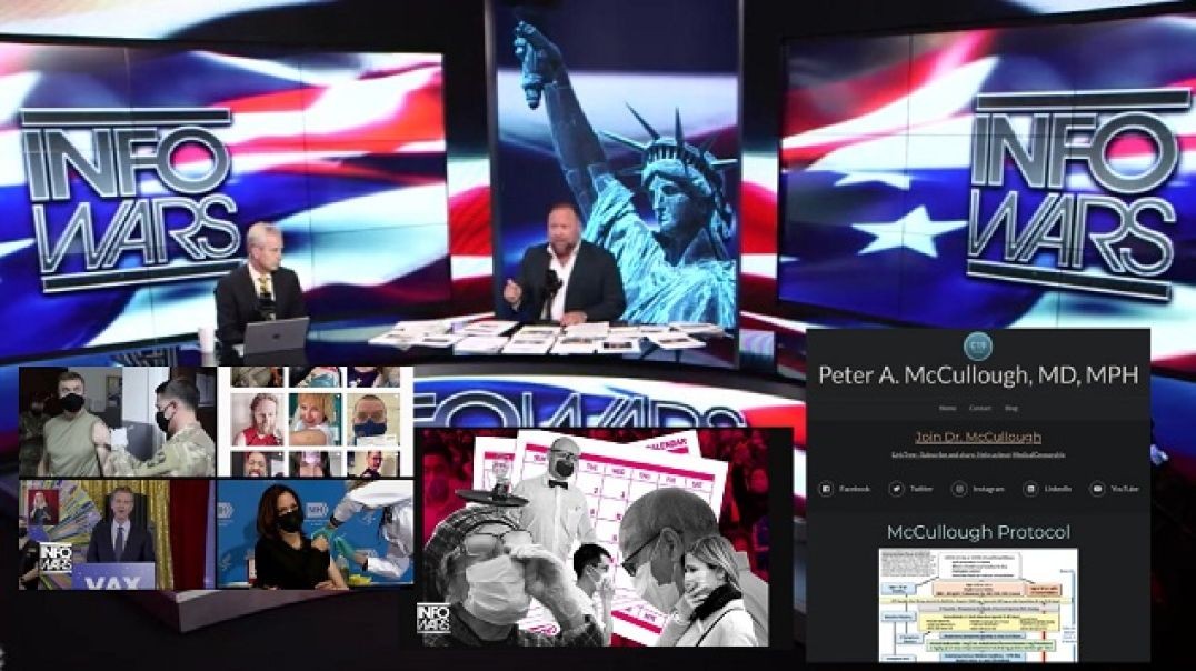 Alex Jones Show: Exclusive! Dr. Peter McCullough Issues Emergency Covid-19 Warning + Daily Caller | 