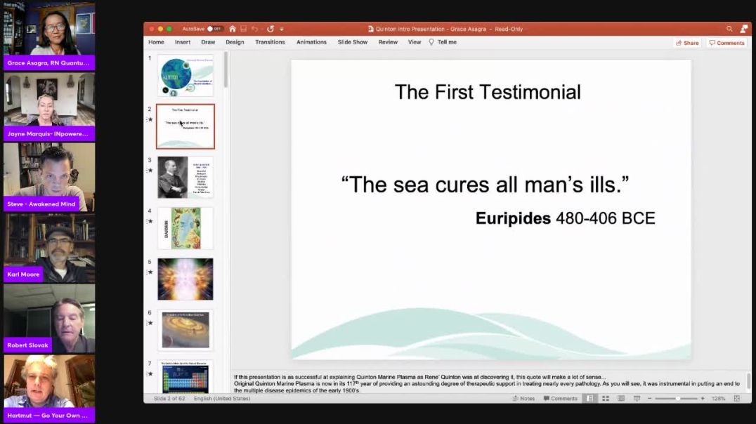 Robert Slovak Part 2 Quinton Water - Lecture and PowerPoint