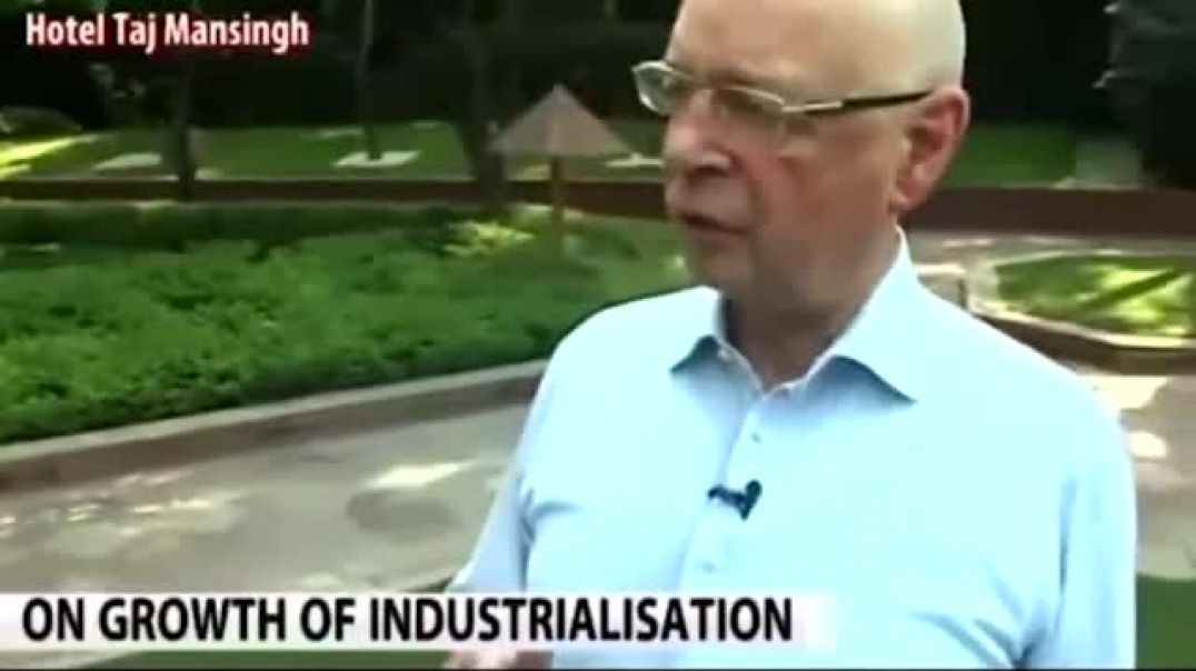 Klaus Schwab | "It Is a Job Destroyer. The Fourth Industrial Revolution Is Like a Tsnuami."