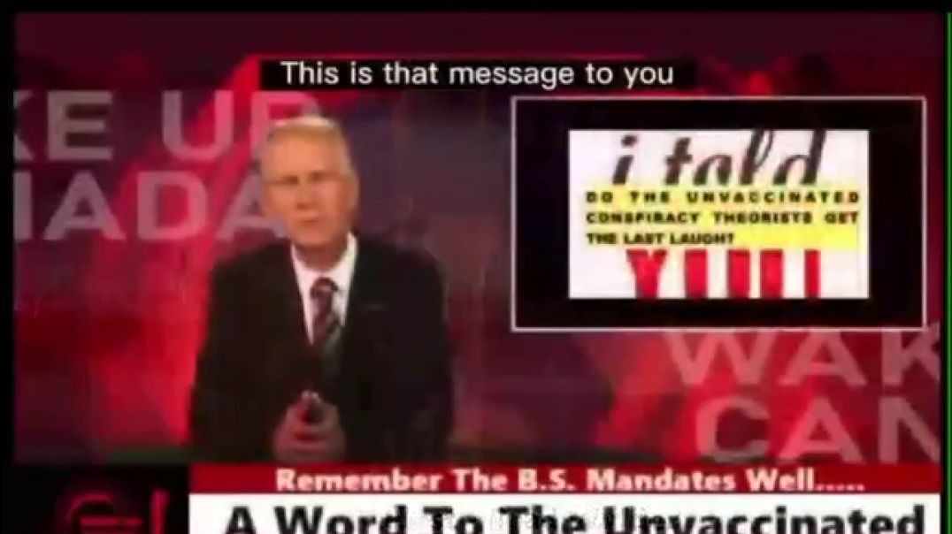 A Word To The Unvaccinated