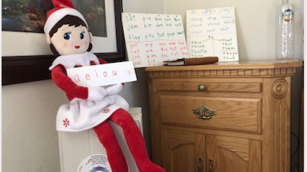 ⁣Adventures in Reading & Fun with Phonics #11 Reading words and the letter take-away game.