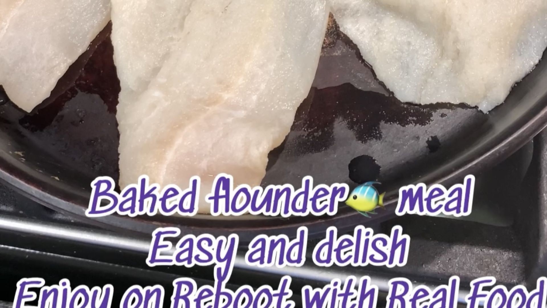 Easy Baked Flounder Dinner