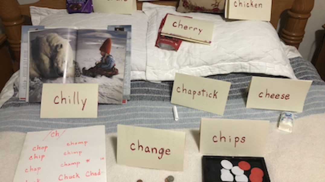 ⁣Adventures in Reading & Fun With Phonics  #14 Review /sh/, /th/, learning /ch/.