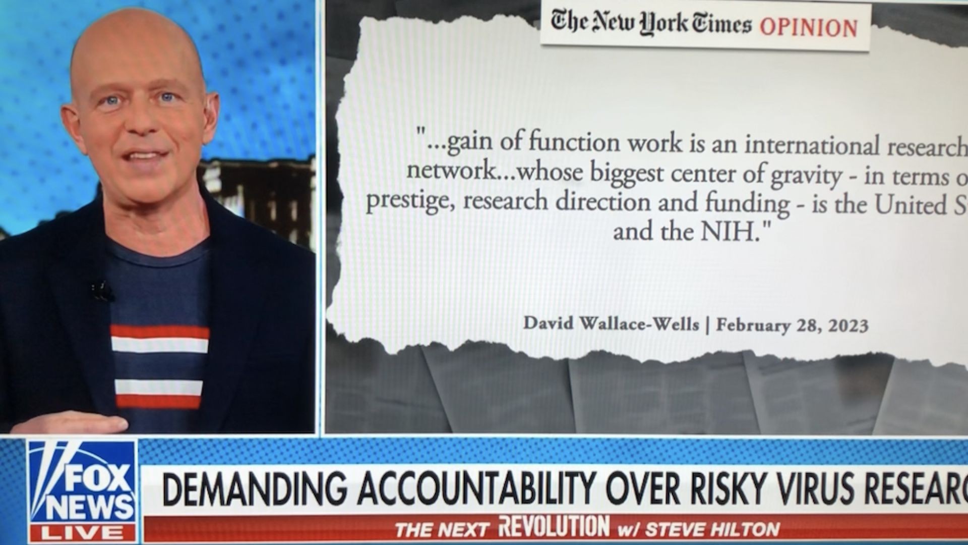 Steve Hilton Demands Accountability for 'Risky Virus Research'