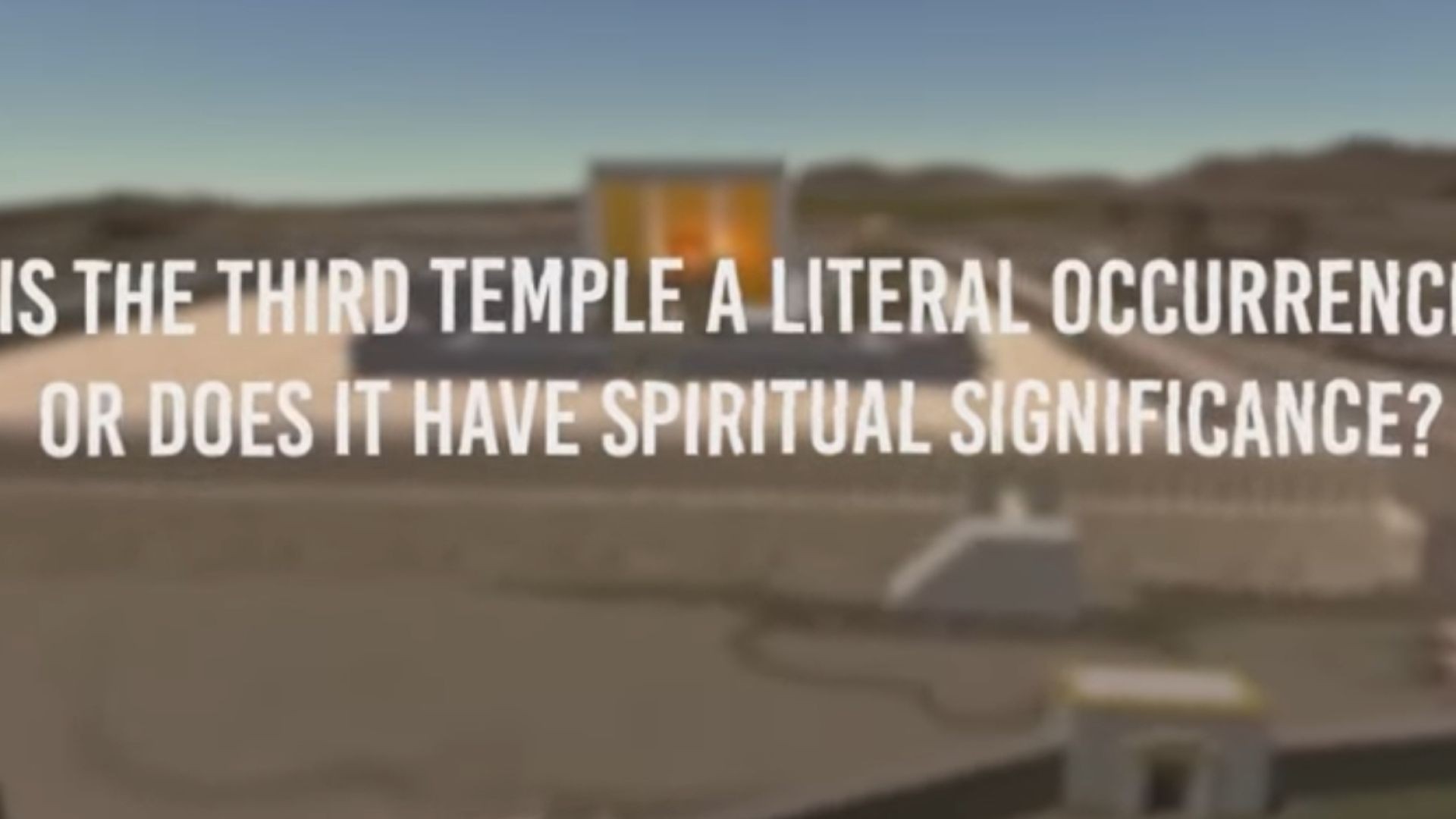 Third Temple Is Finally Being Built But Now Something Just Emerged