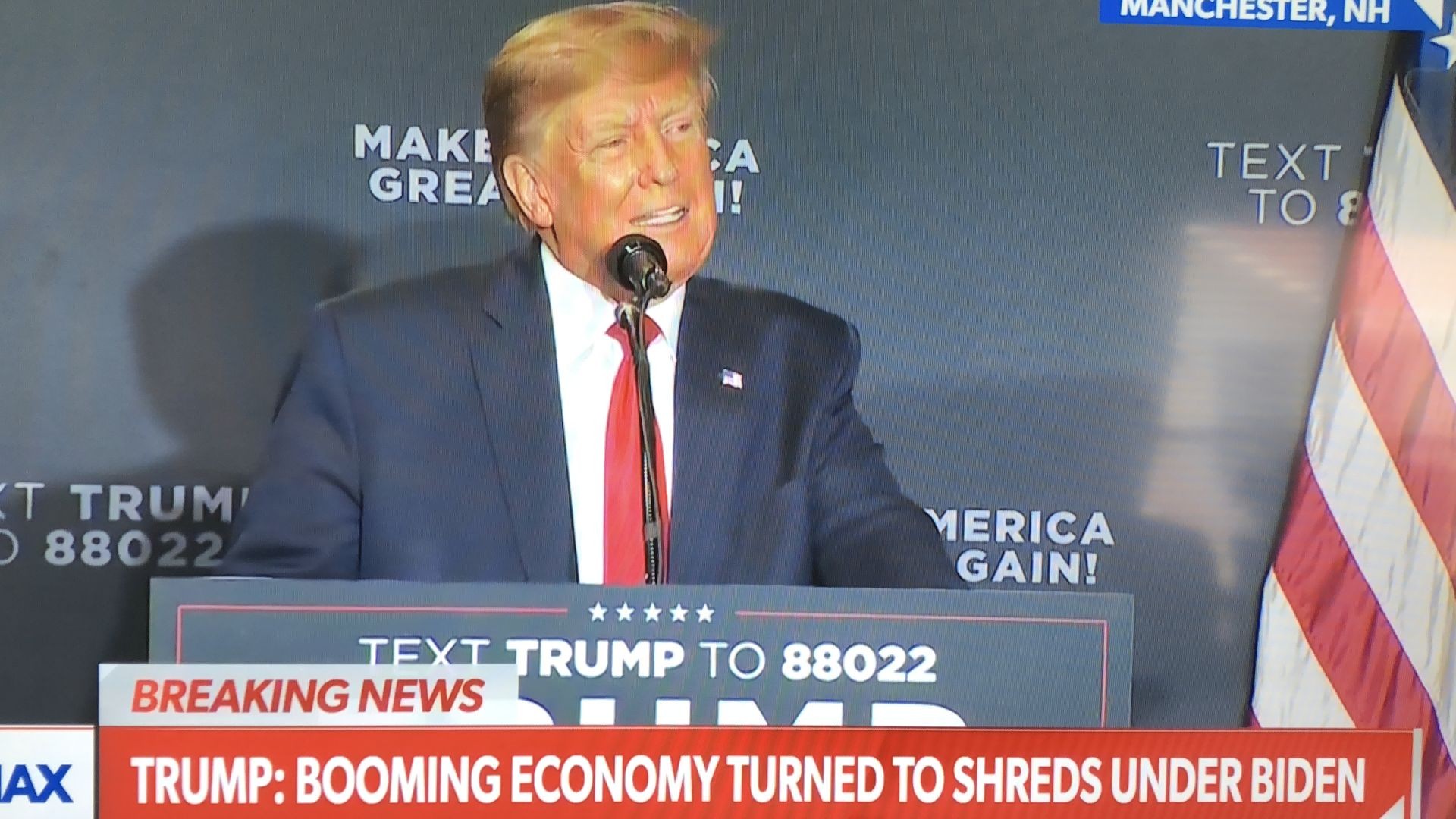 President Trump at the Rally #2