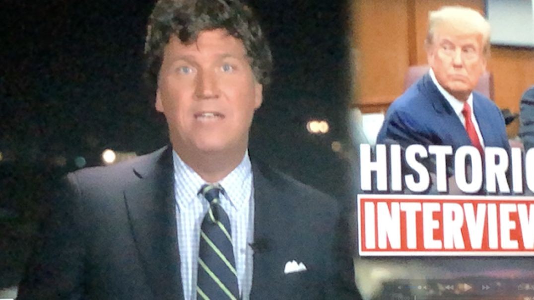 Tucker Carlson Interviews President Trump part 5. April 11, 2023