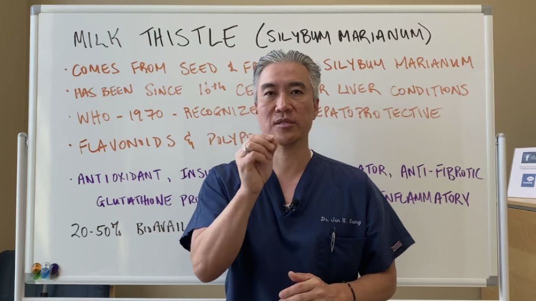 MILK THISTLE🌱🌱 (Silybum Marianum)  Dr. Jin W. Sung  (link below)