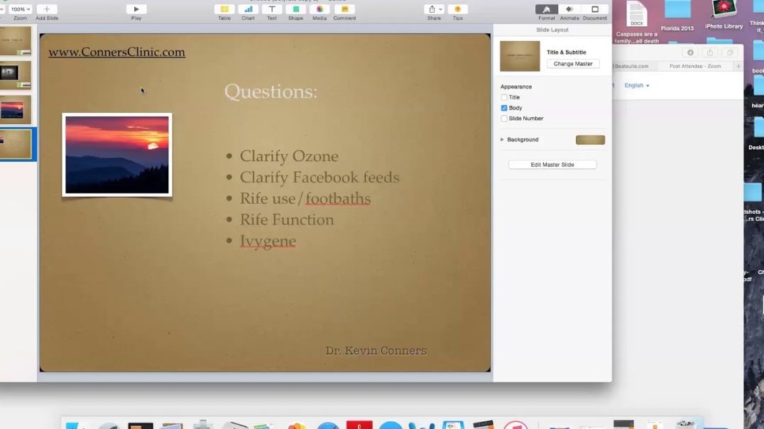 Ozone, Facebook, Rife, Ivygene, Cancer Markers, Ascites - Dr Conners Live