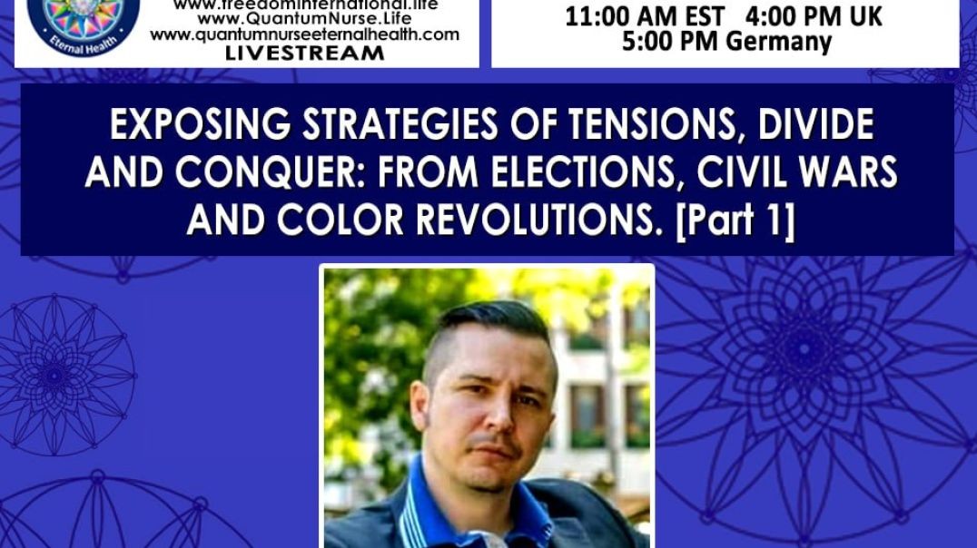 Joaquin Flores - Part 1- :  Exposing Strategies of Tensions, Divide and Conquer:  From Elections, Ci
